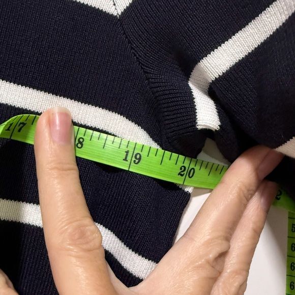 NWT Free Assembly Women's Collared Sweater Tee With Puff Sleeves, Lightweight - Picture 12 of 13